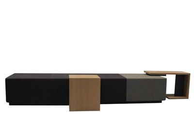 Loungesitz oder Loungebank Bilbao