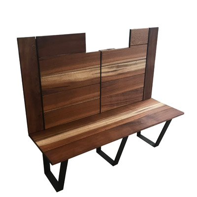 Eckbankl�sung f�r Backhaus Mit klappbaren Kopfteilen als zus�tzliche Arbeits-/Stellfl�che