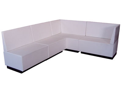 Loungebank Saragossa mit oder ohne Lehne