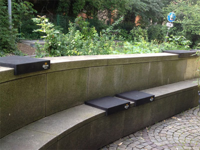 Sitzbank Hocker exklusive Sonderanfertigung f�r gro�e Treppen