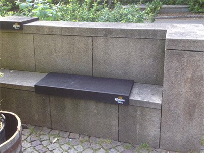 Sitzbank Hocker exklusive Sonderanfertigung f�r gro�e Treppen