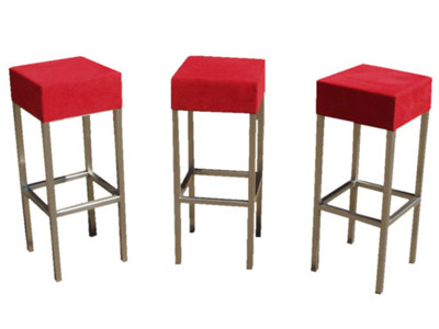 Thekenstuhl Birte Stoffpolster verschiedene Farben